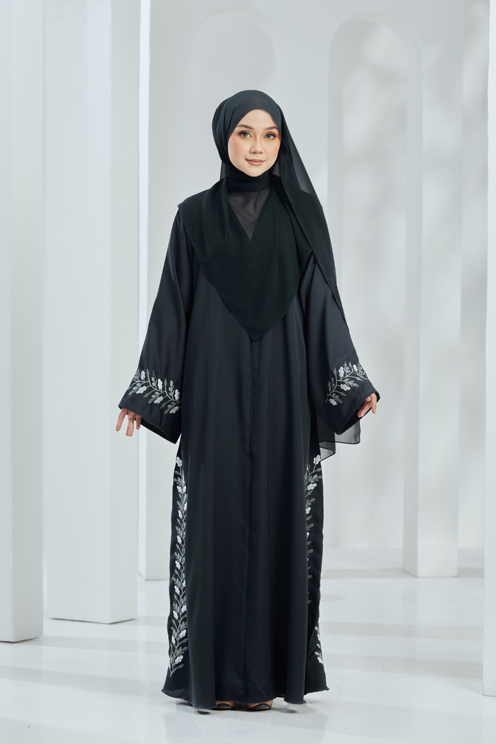 Haneda Abaya in Dark Grey
