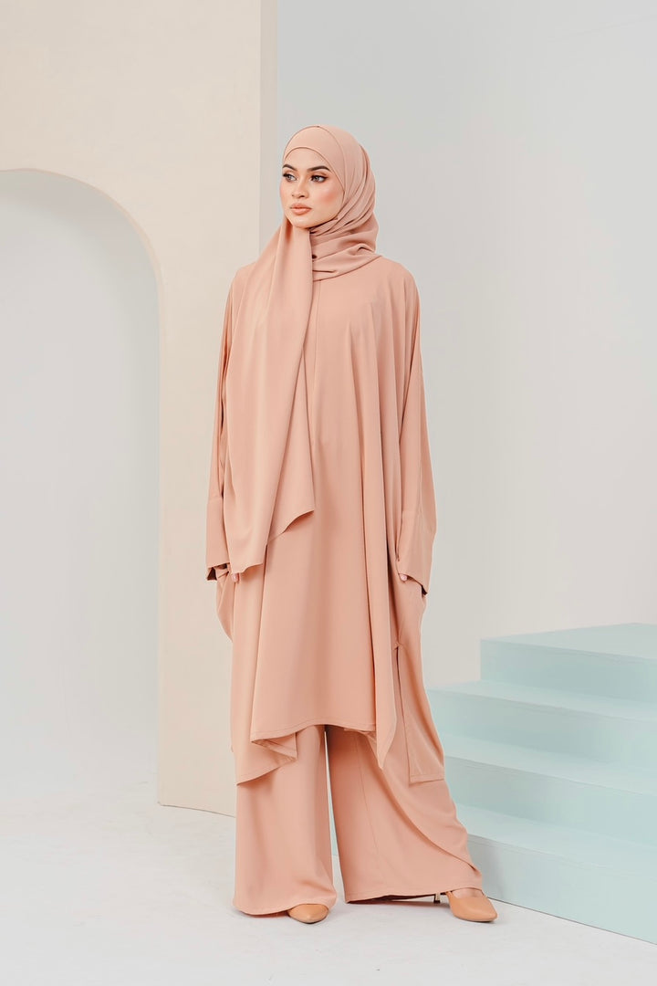 Hajar Pantsuit in Caramel