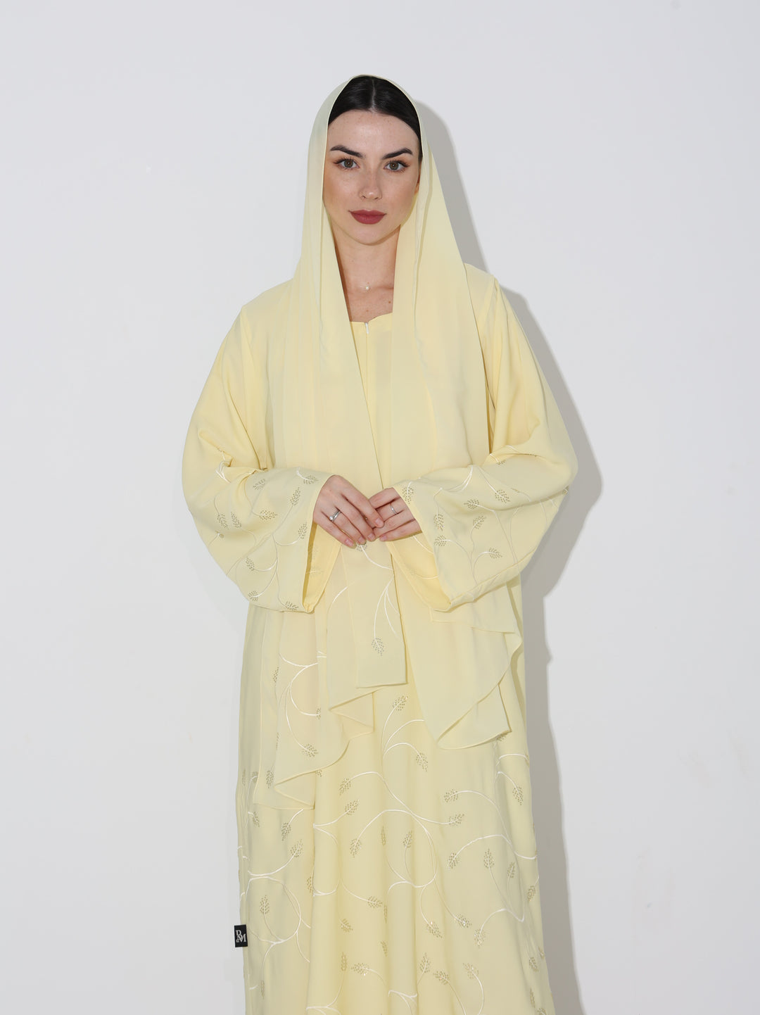 Fatina Abaya in Daffodil Yellow