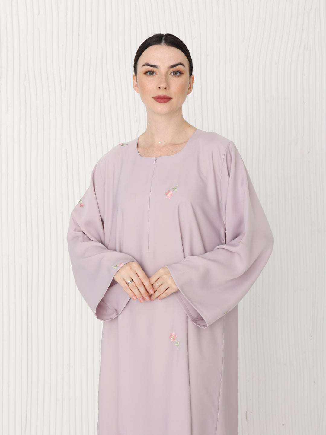 Baheera Abaya in Lilac