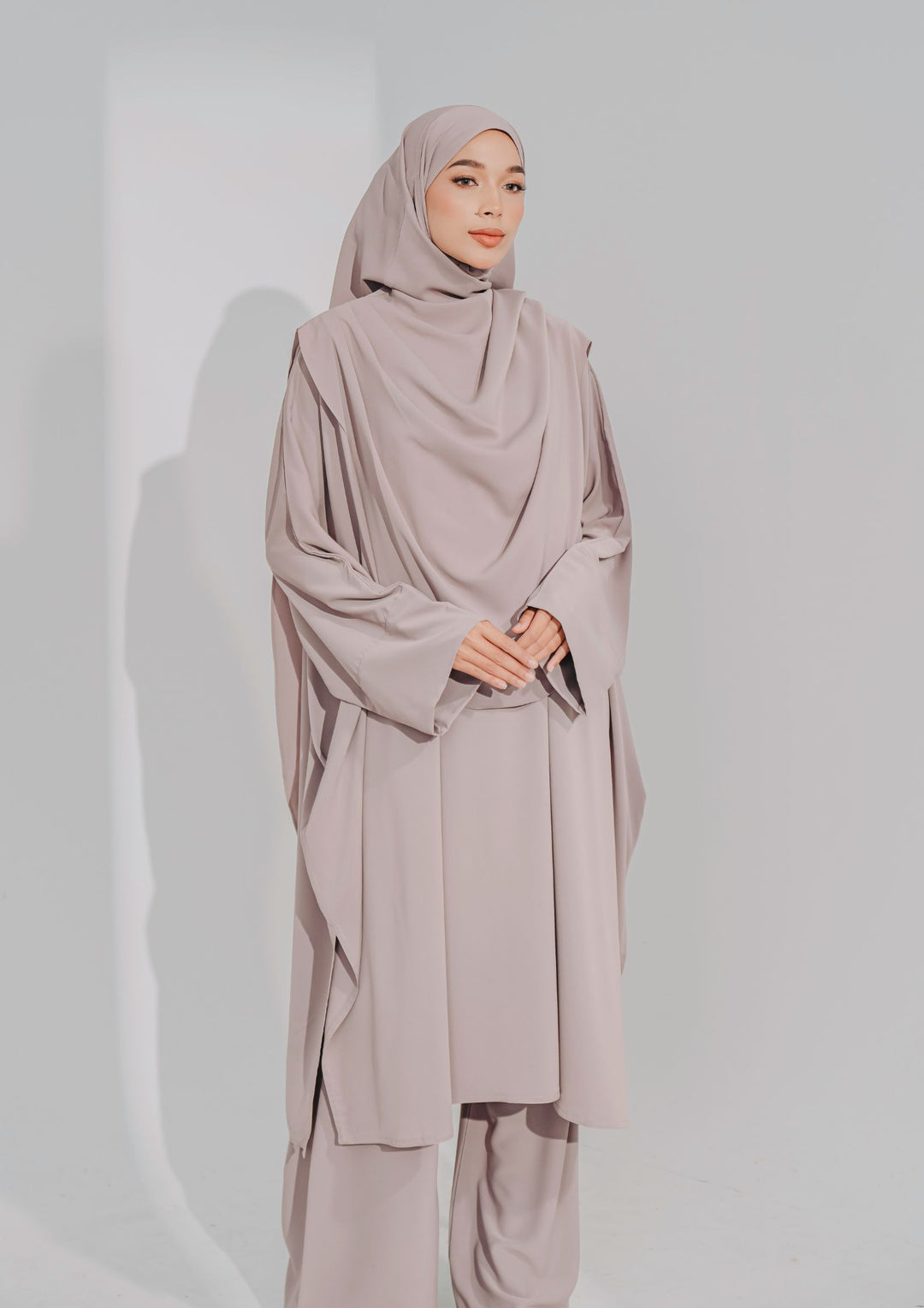 Hajar Pantsuit in Taupe