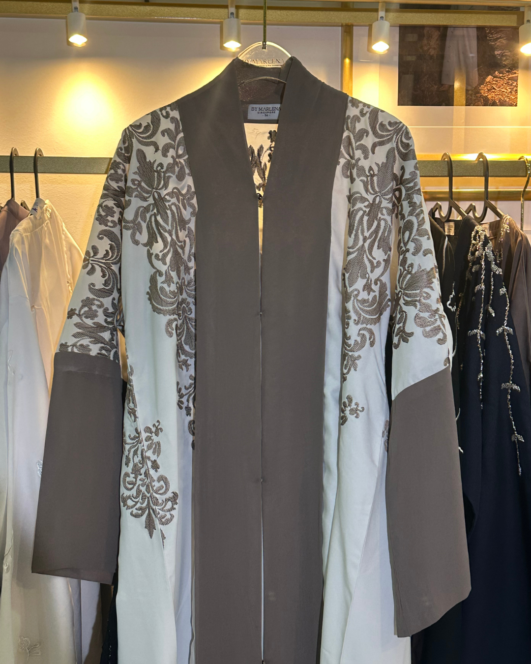 Raisya Abaya in White