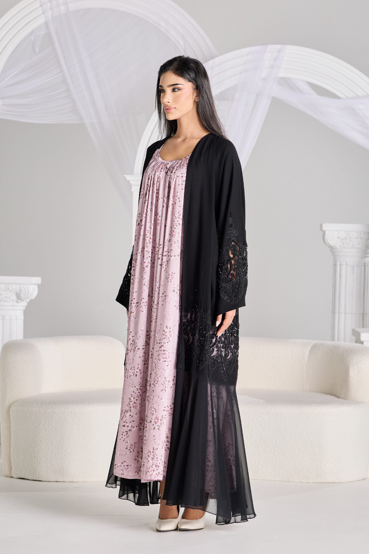 Layali Silk Slip in Blossom Pink