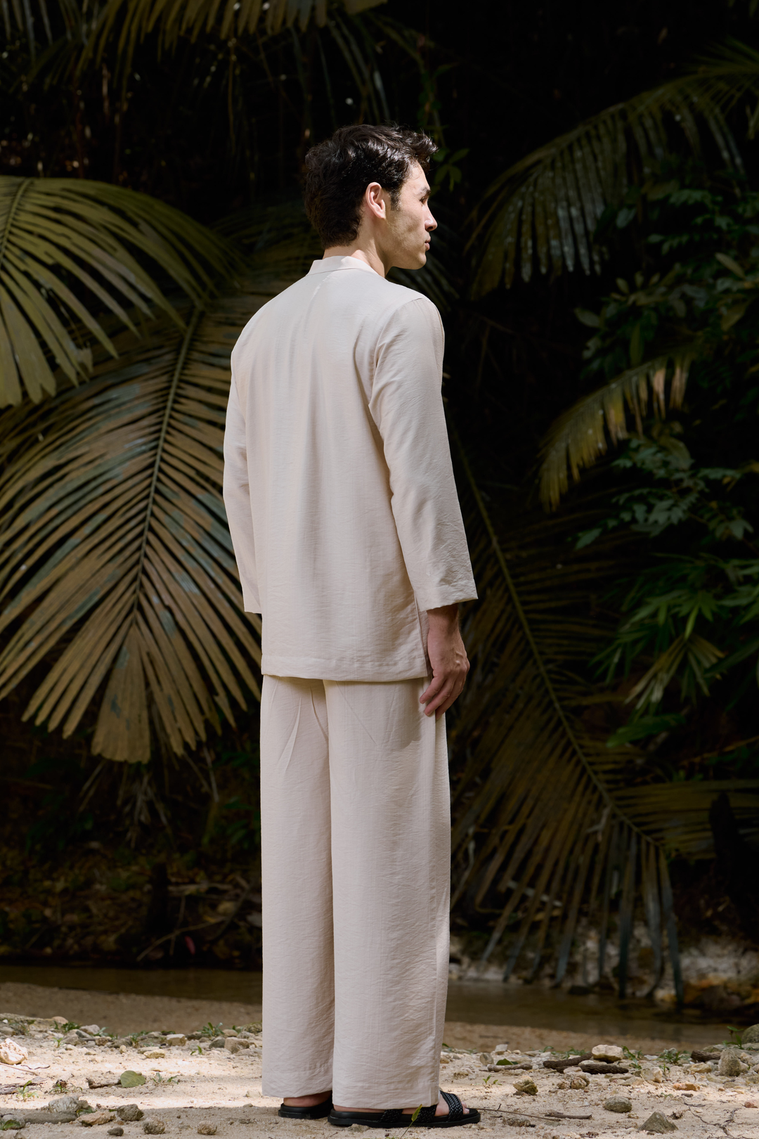 Wiranta Linen Set in Cream