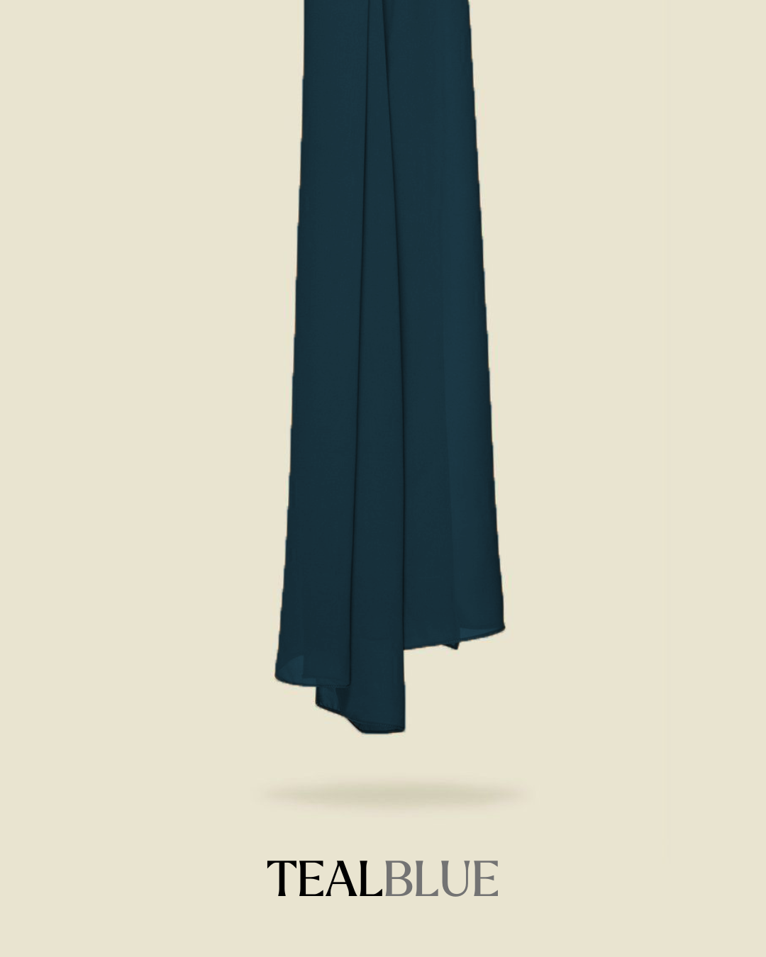 Leya Curved Tie Back Korean Chiffon Shawl