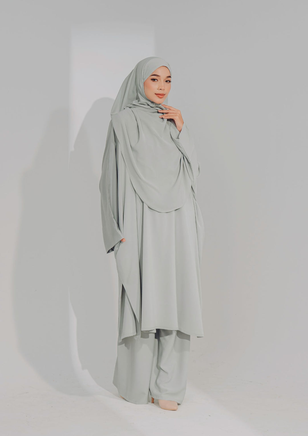 Hajar Pantsuit in Mint