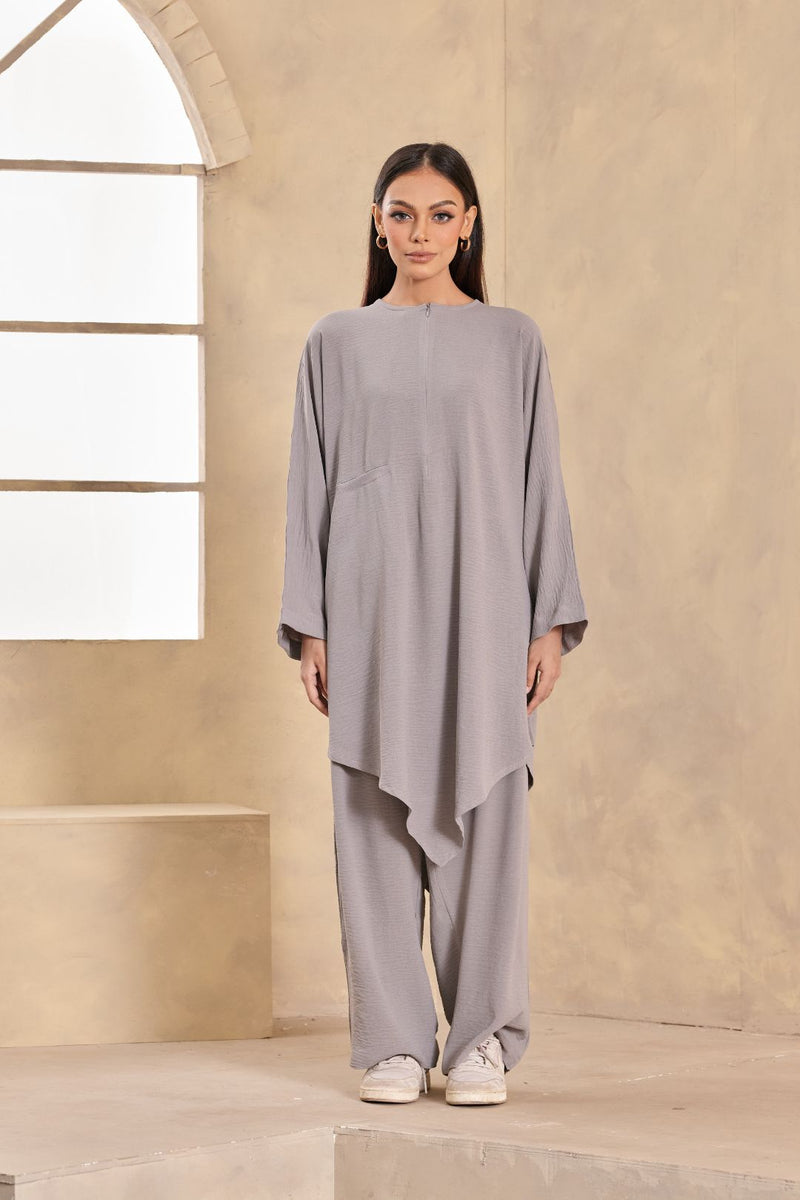 Sofya Lounge Set in Light Grey