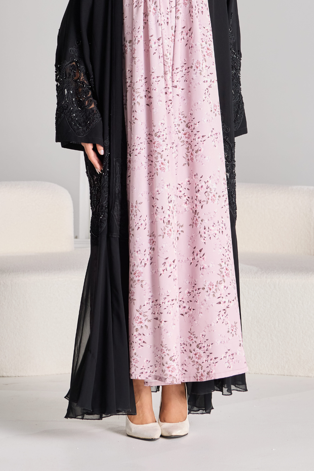 Layali Silk Slip in Blossom Pink