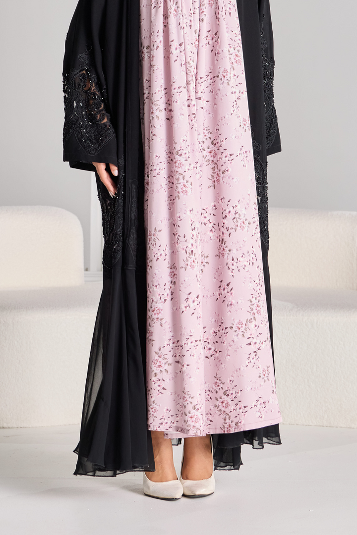 Layali Silk Slip in Blossom Pink