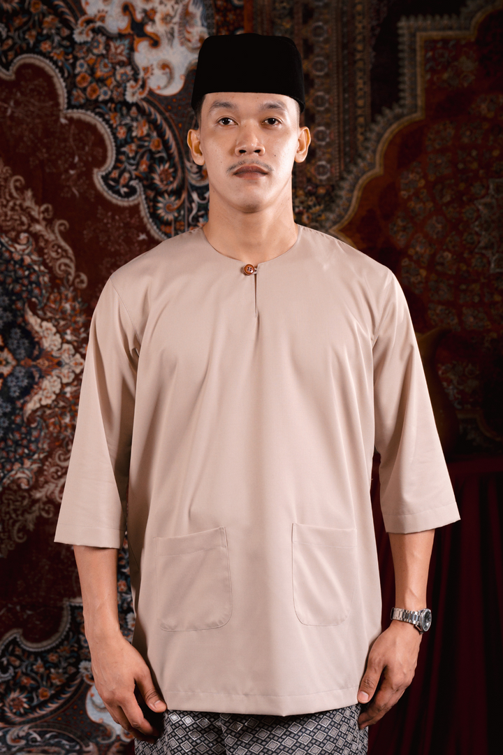 ARNA : Satria Baju Melayu in Beige