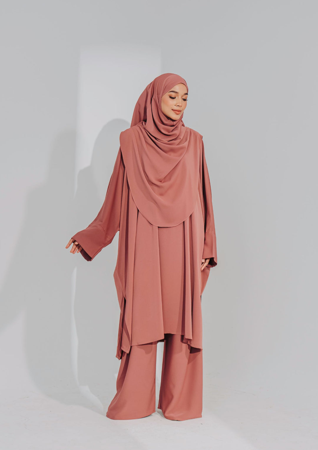 Hajar Pantsuit in Dusty Rose