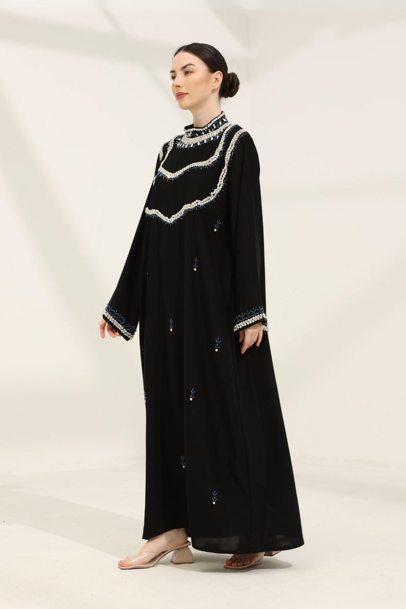 PO Luxe Series : Jeliqa Abaya in Black