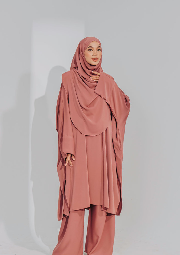 Hajar Pantsuit in Dusty Rose