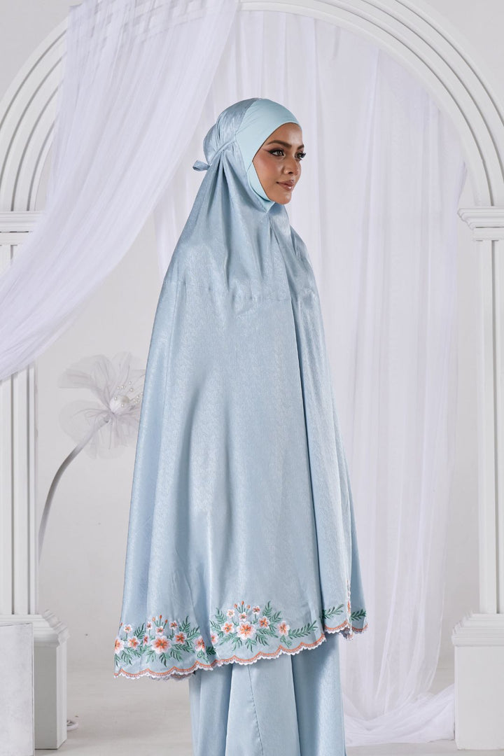 Inara Telekung in Ash Blue