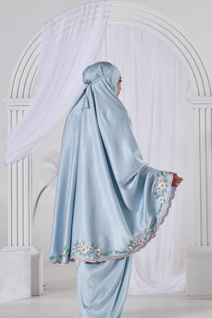 Inara Telekung in Ash Blue