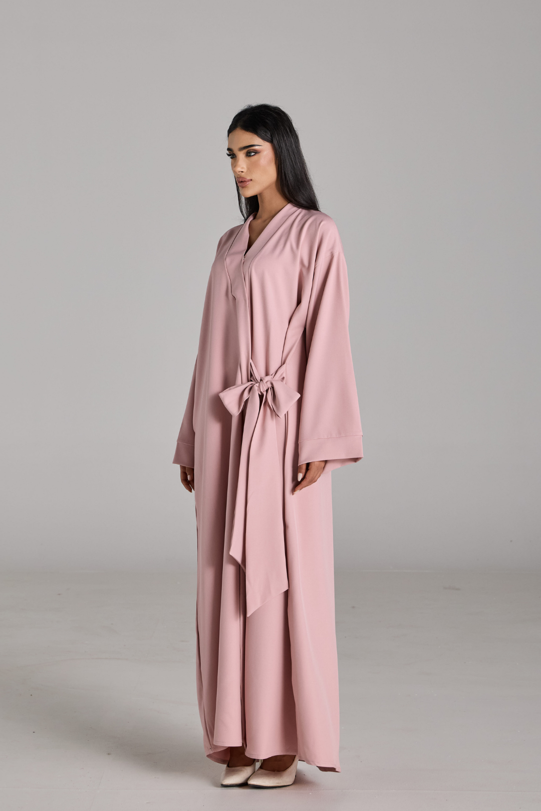 Taline Abaya in Rose Pink