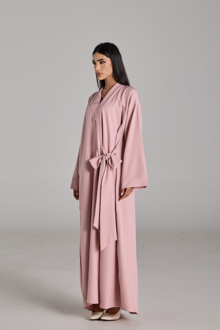Taline Abaya in Rose Pink