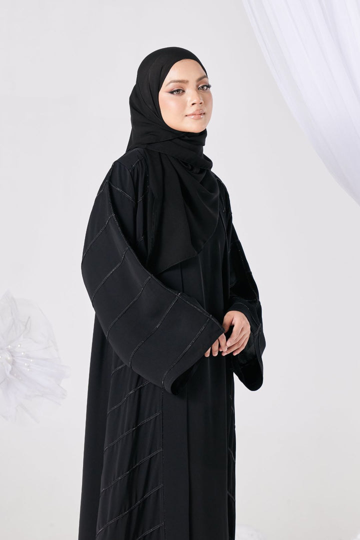 Afiyah Abaya in Black