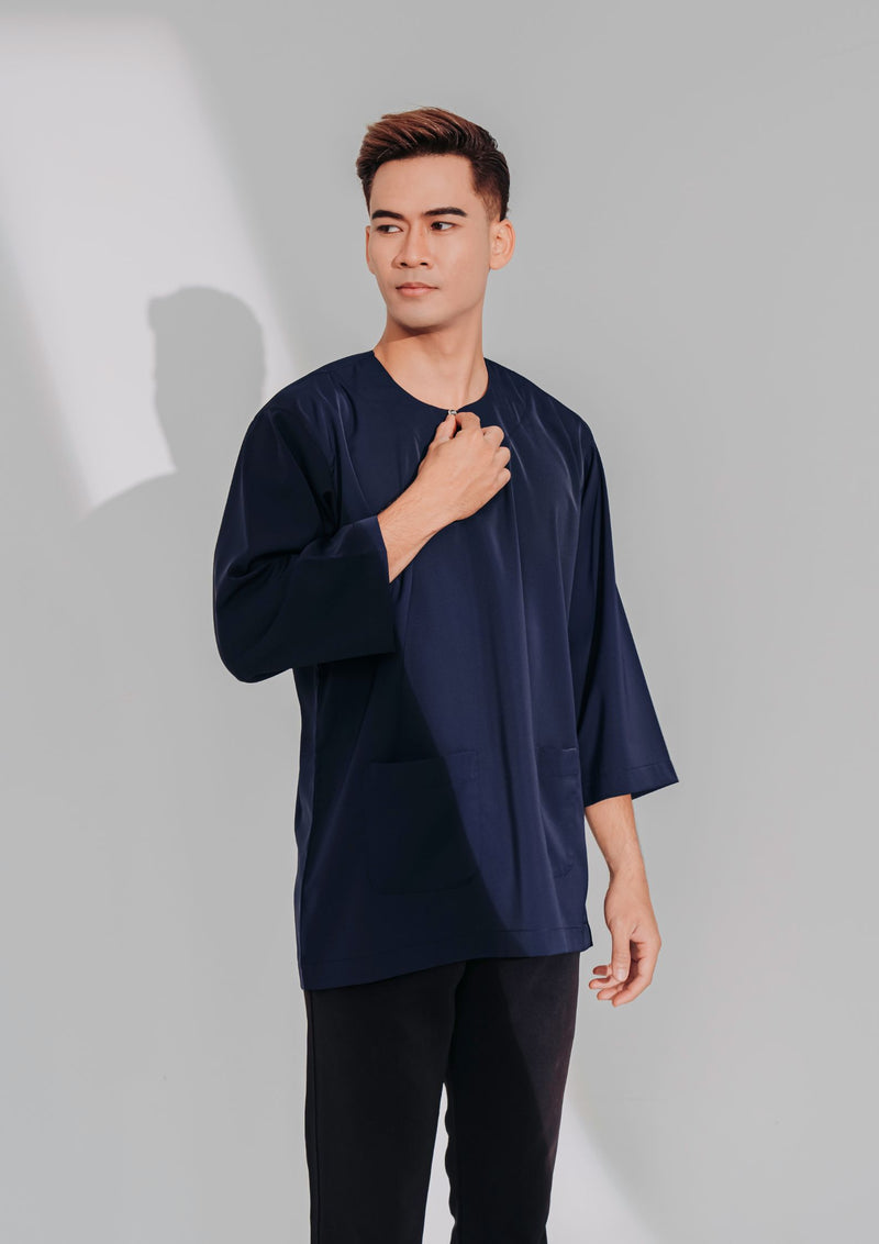 Wira Kurta in Navy