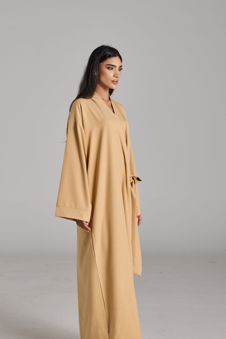 Taline Abaya in Sahara Sand