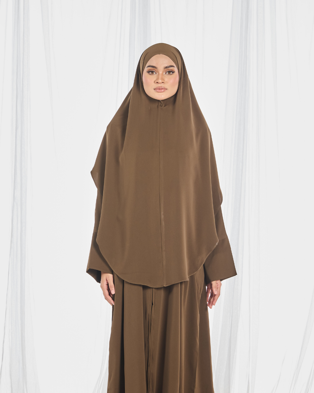 PO II : Safa Khimar Umrah Set in Olive