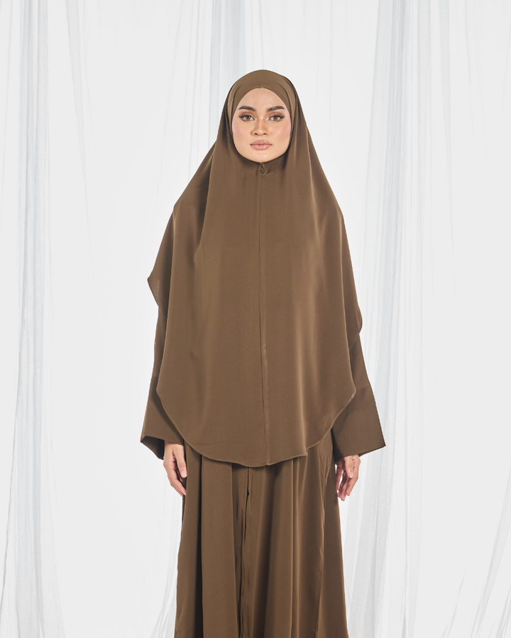 PO II : Safa Khimar Umrah Set in Olive