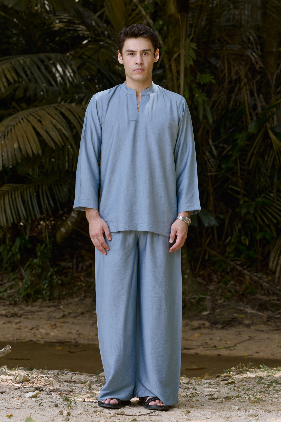 Wiranta Linen Set in Sky