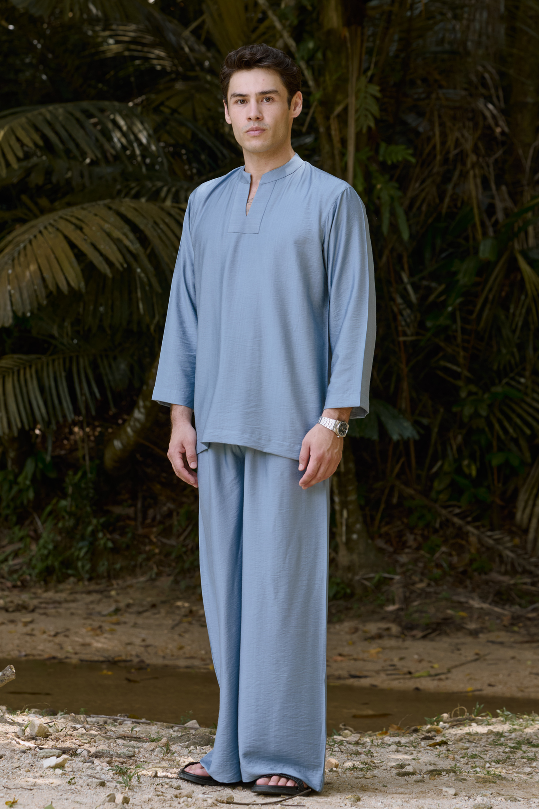 Wiranta Linen Set in Sky