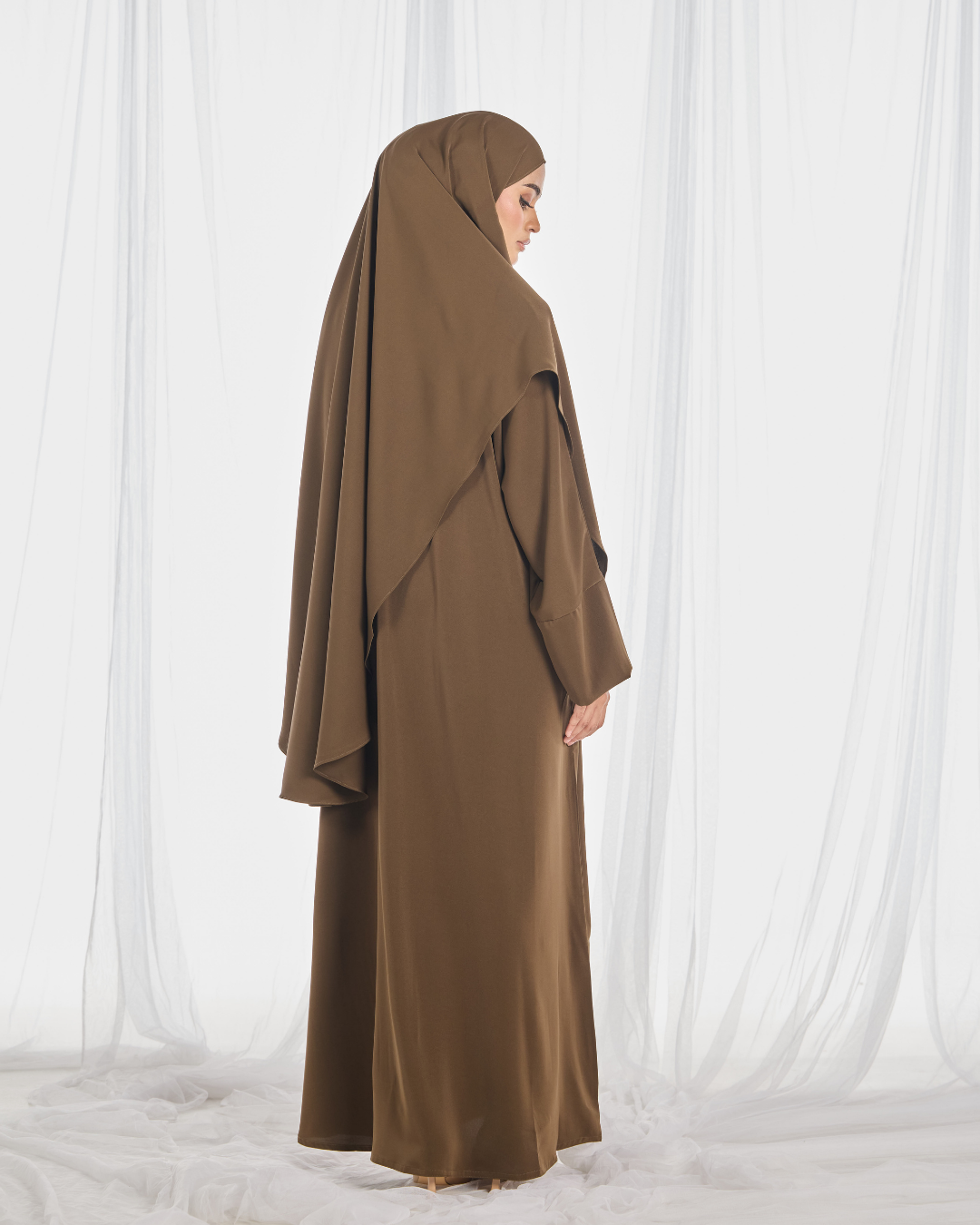 PO II : Safa Khimar Umrah Set in Olive