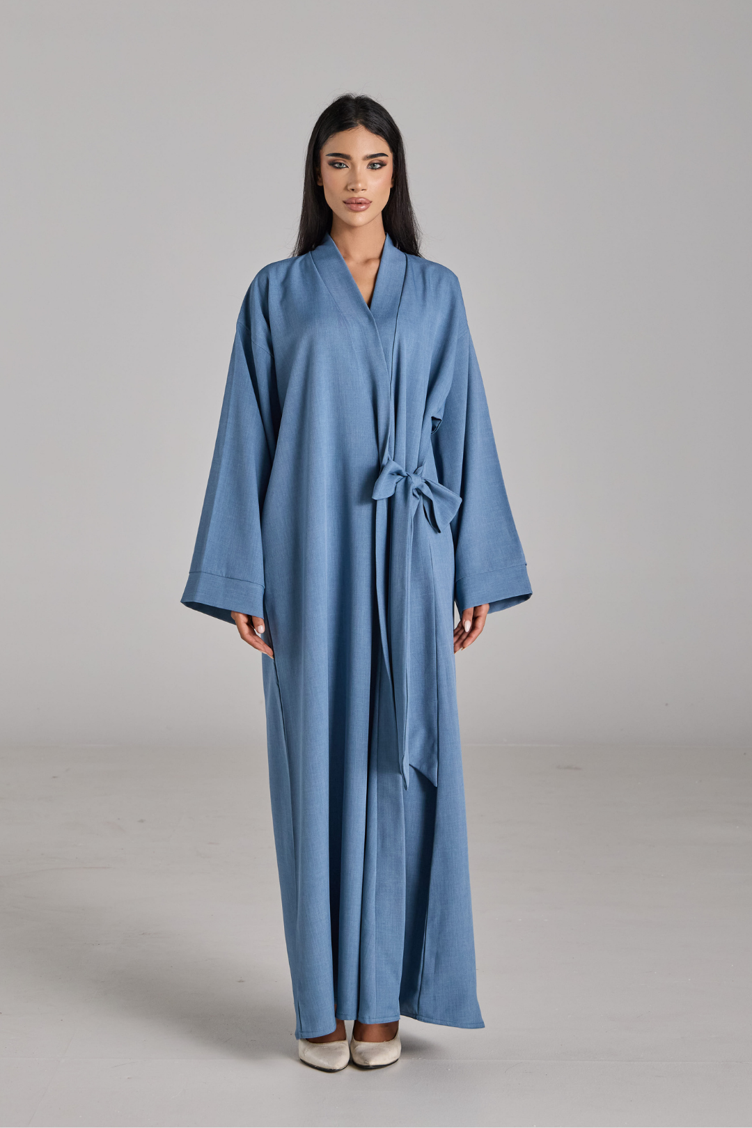 Taline Abaya in Powder Blue