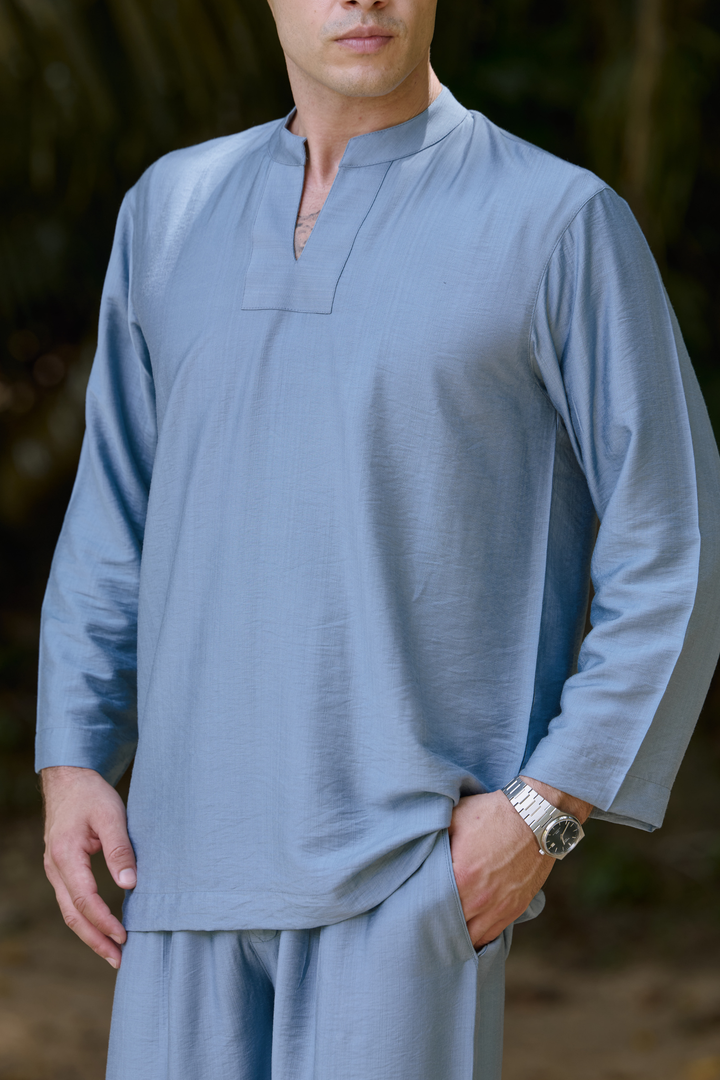 Wiranta Linen Set in Sky