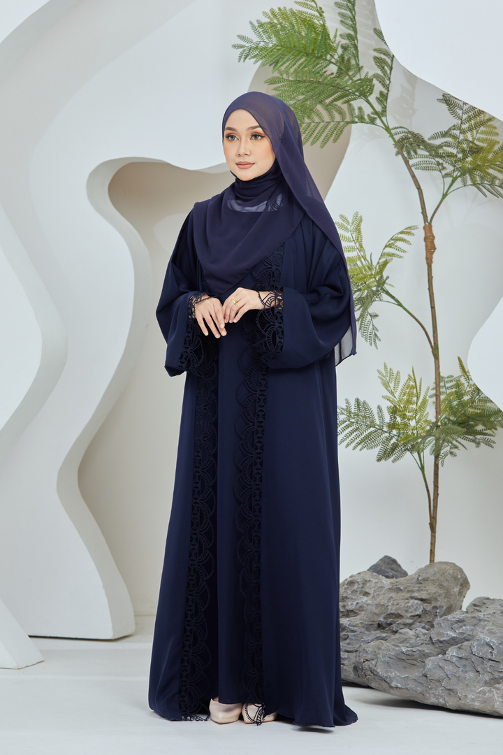 Ulfah Abaya in Navy