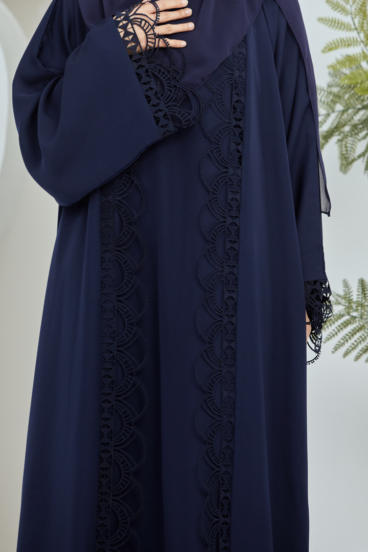 Ulfah Abaya in Navy