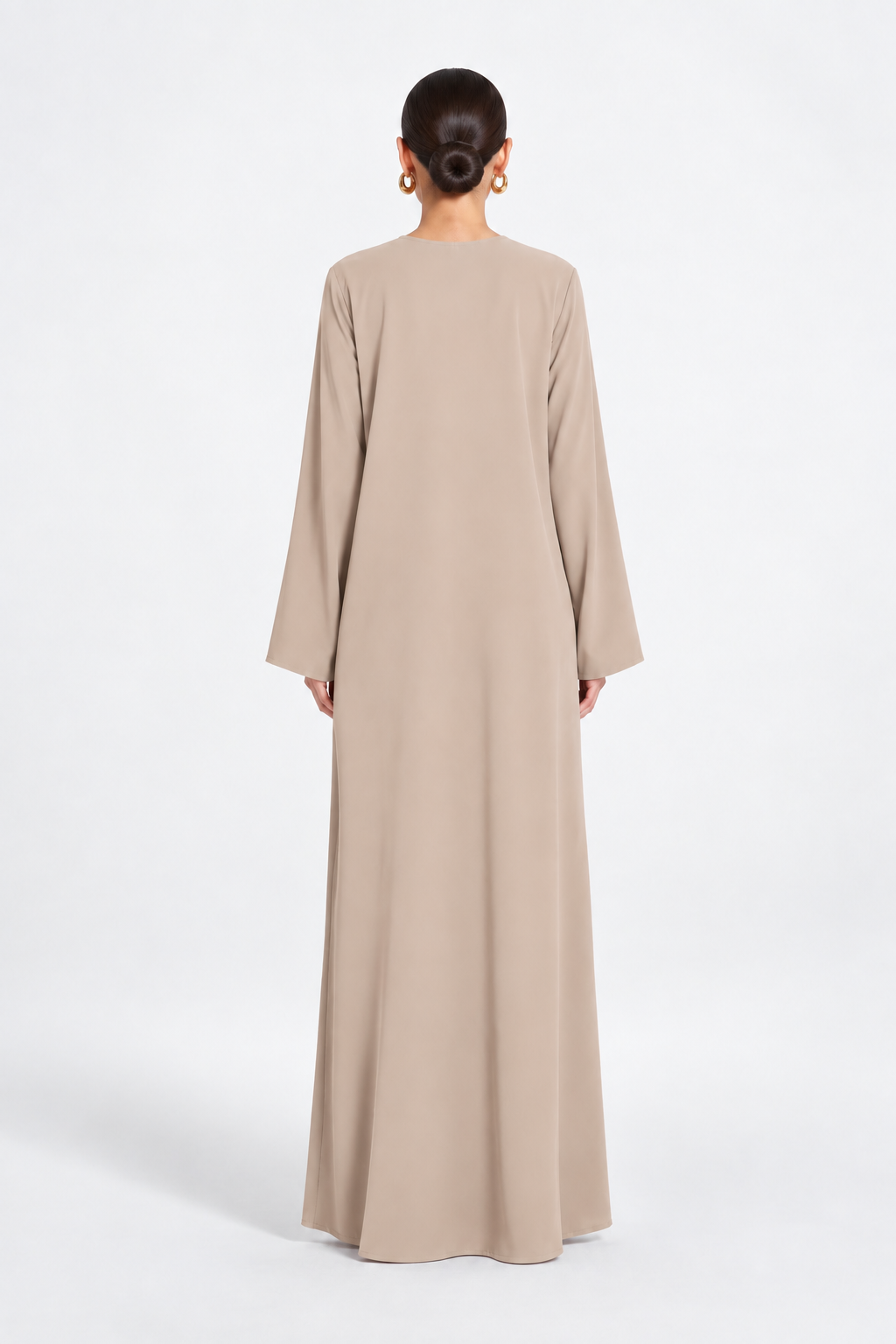 Basic Nidha Abaya Inner in Nude