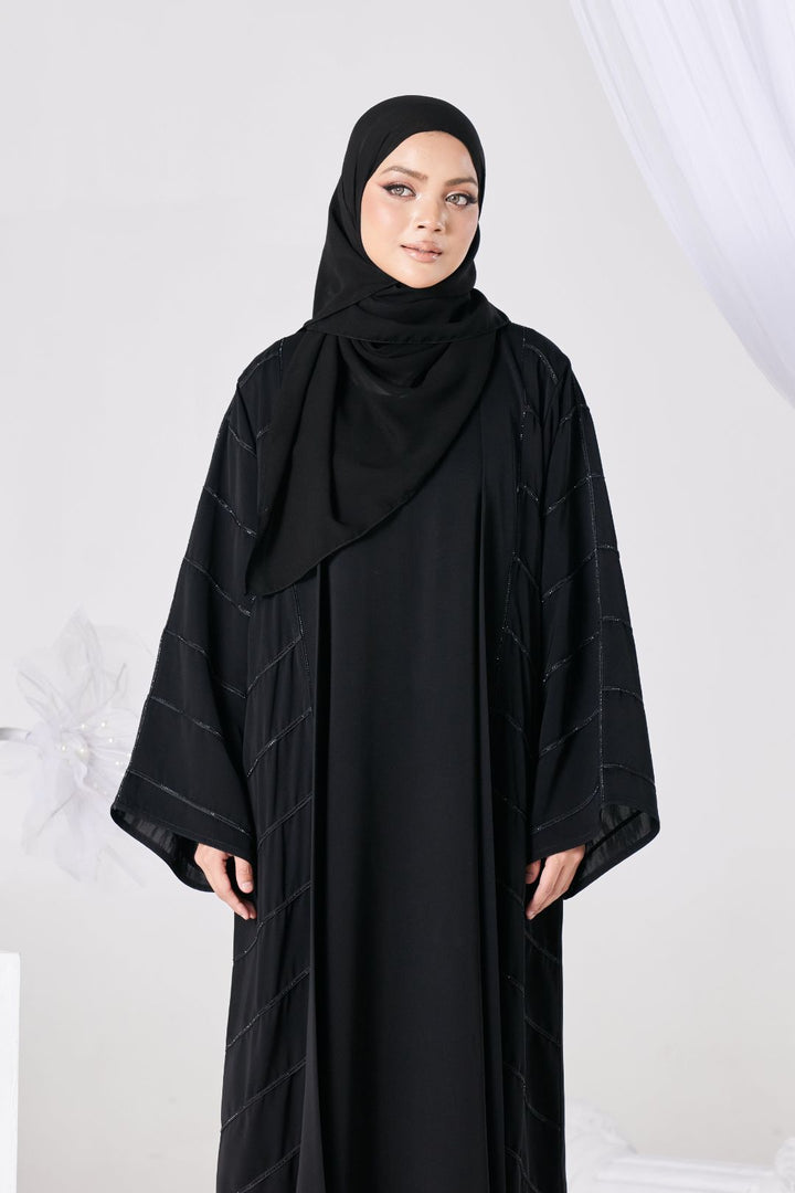 Afiyah Abaya in Black