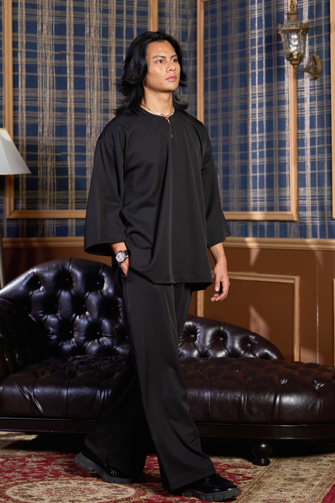 Bentara Baju Melayu in Black