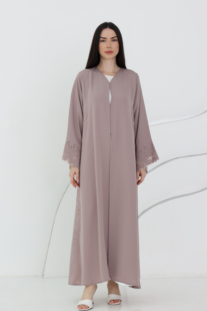 Preorder: Reve Abaya in Light Taupe