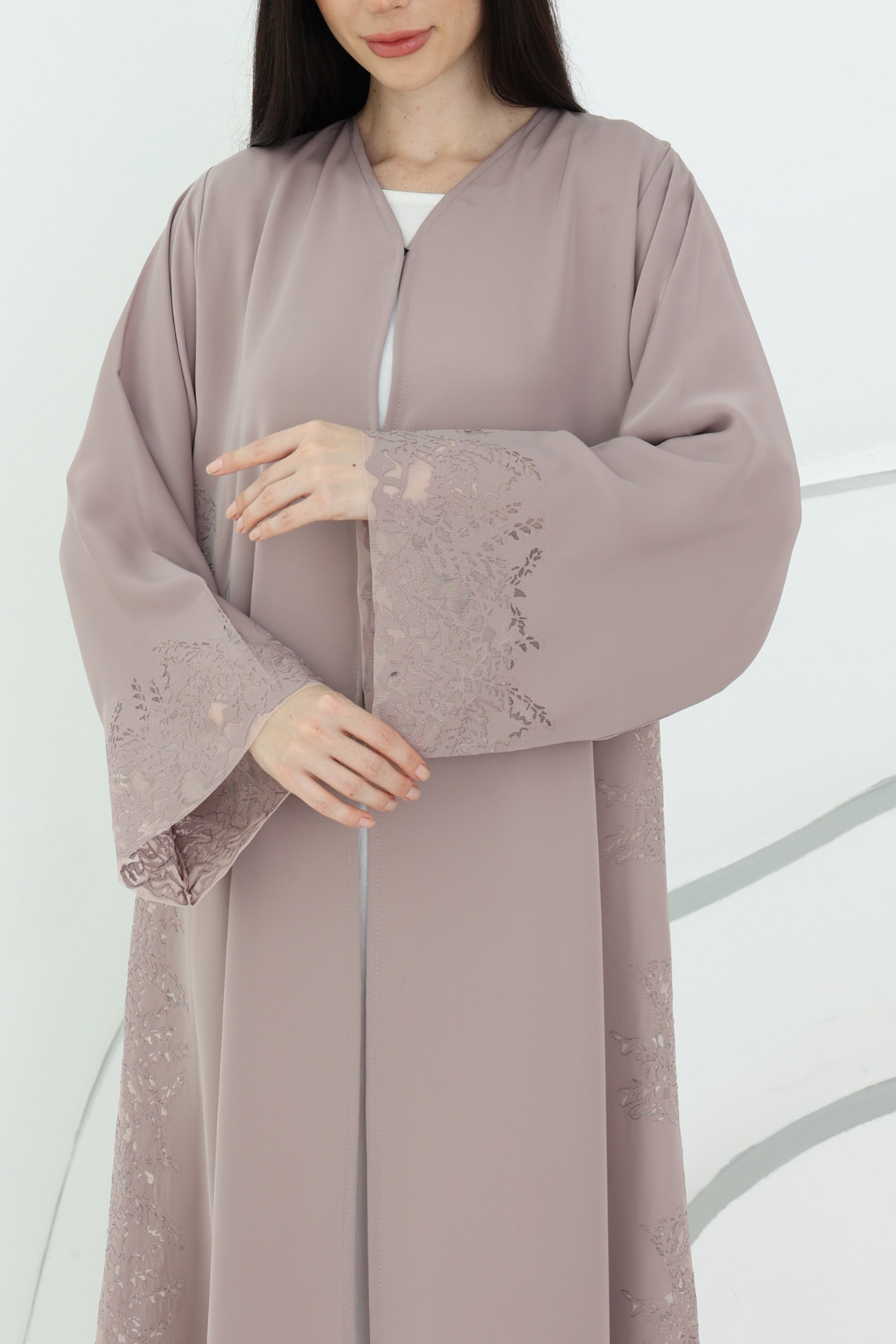 Preorder: Reve Abaya in Light Taupe