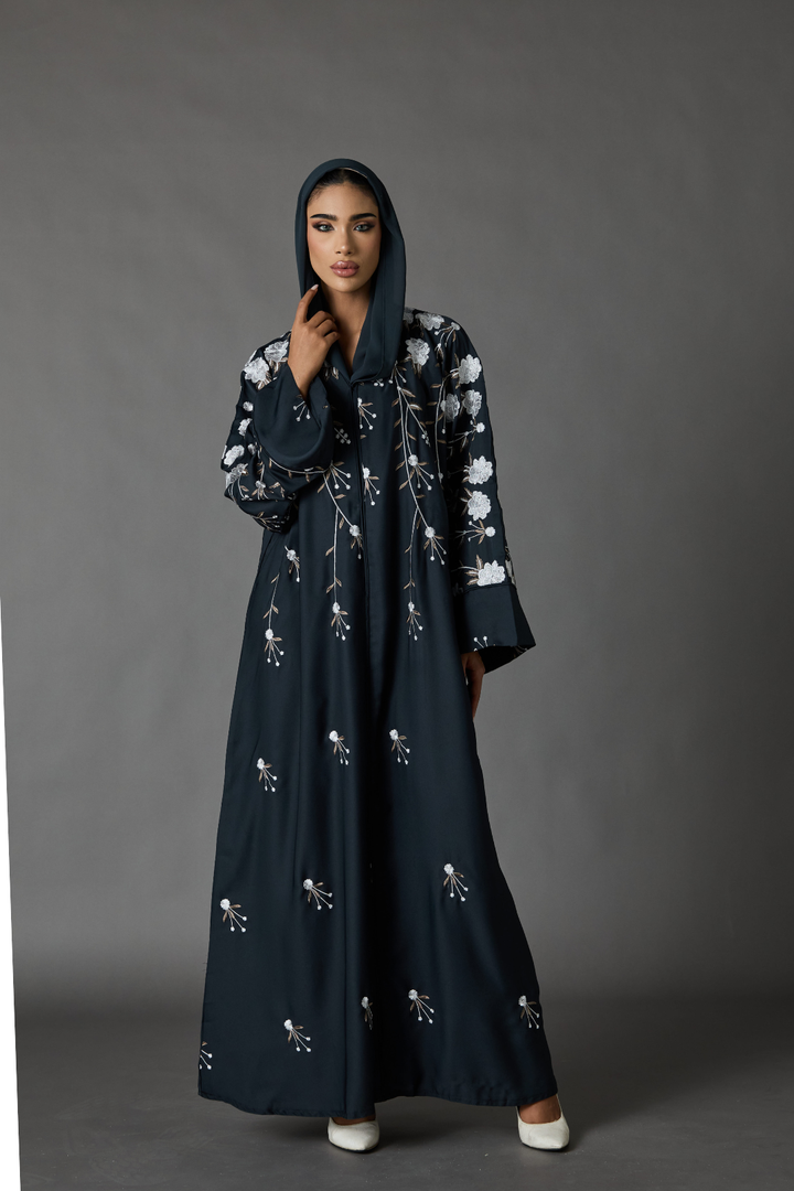 Hilya Abaya in Grey