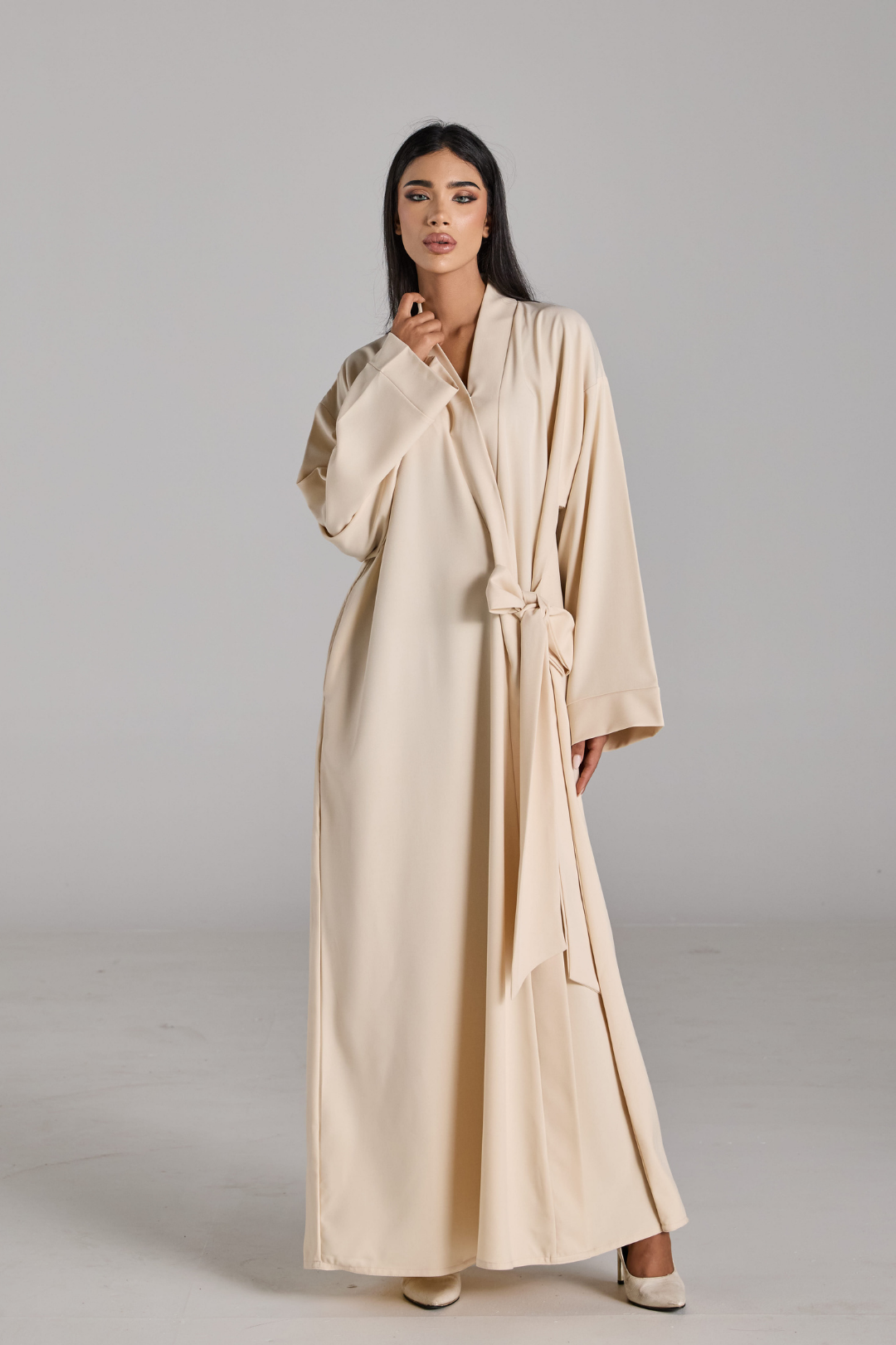 Taline Abaya in Cream