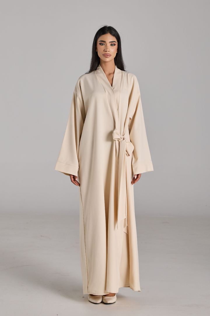 Taline Abaya in Cream
