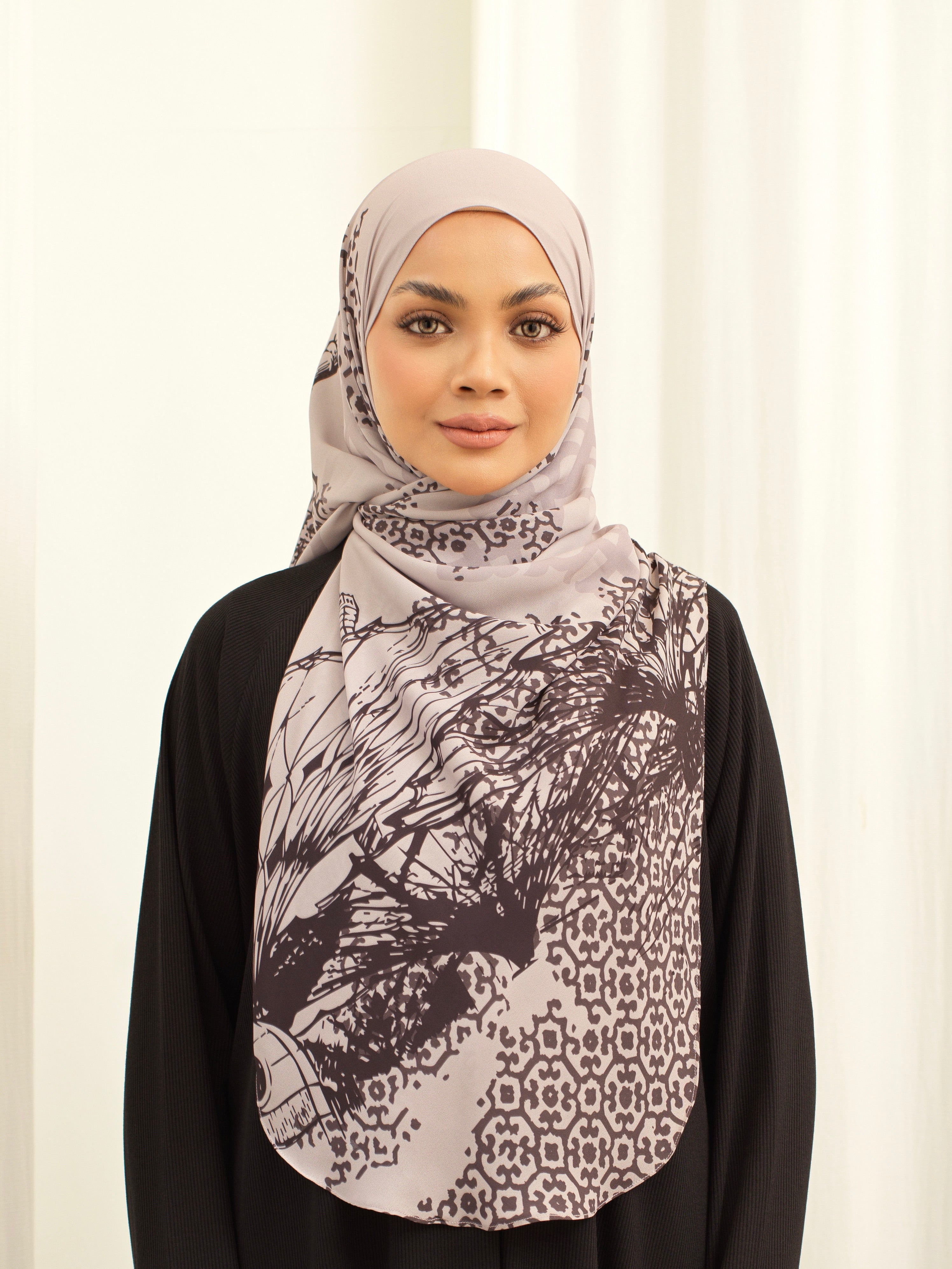 Leya Printed: Raudah in Nude