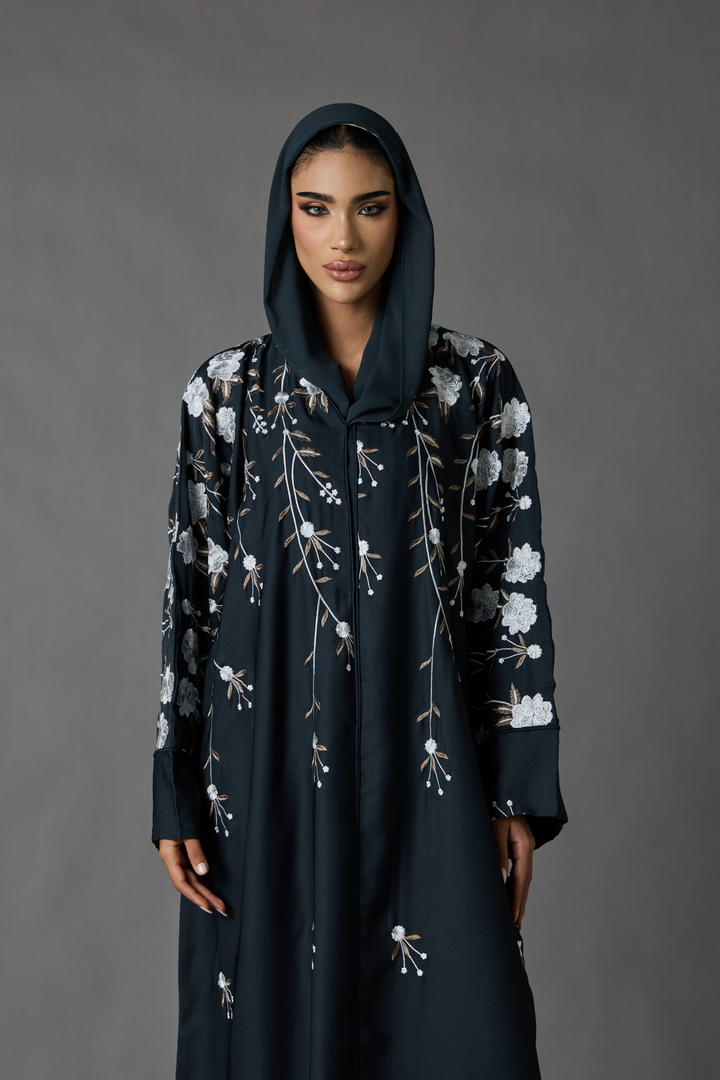 Hilya Abaya in Grey