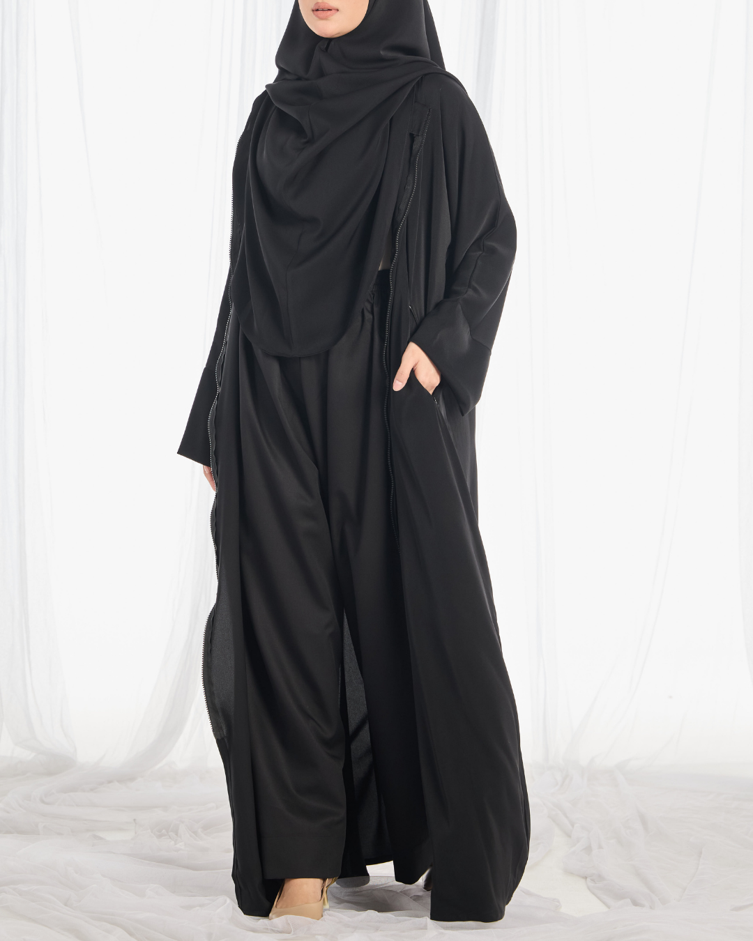 PO II : Safa Khimar Umrah Set in Black
