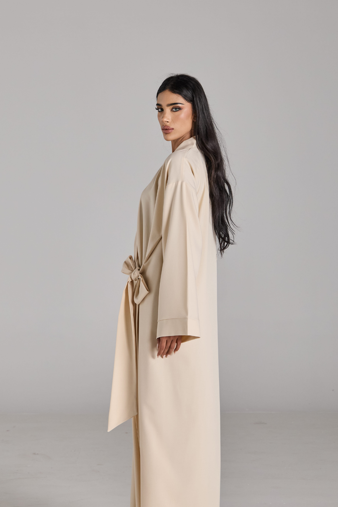 Taline Abaya in Cream