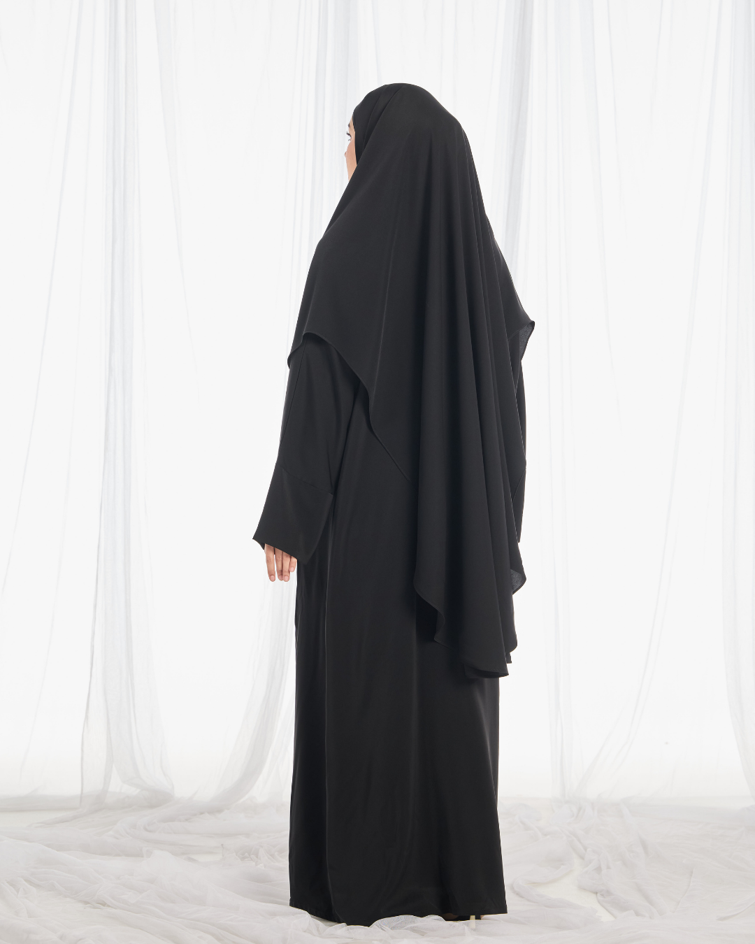 PO II : Safa Khimar Umrah Set in Black