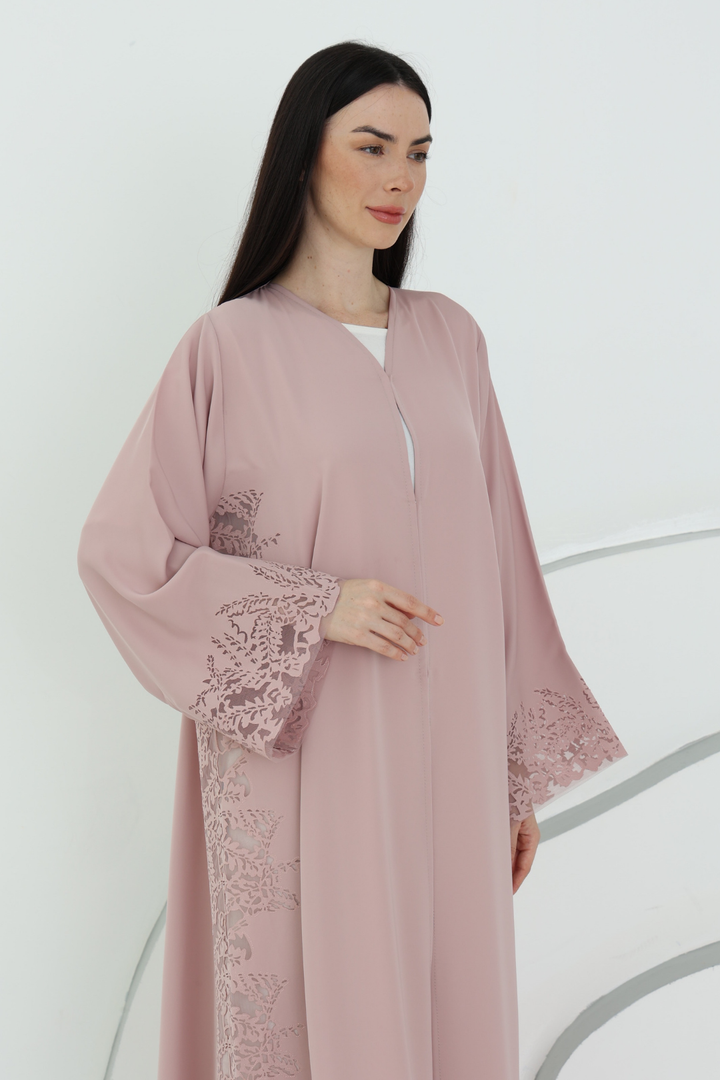 Preorder: Reve Abaya in Dusty Pink
