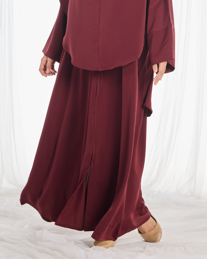 PO II : Safa Khimar Umrah Set in Maroon