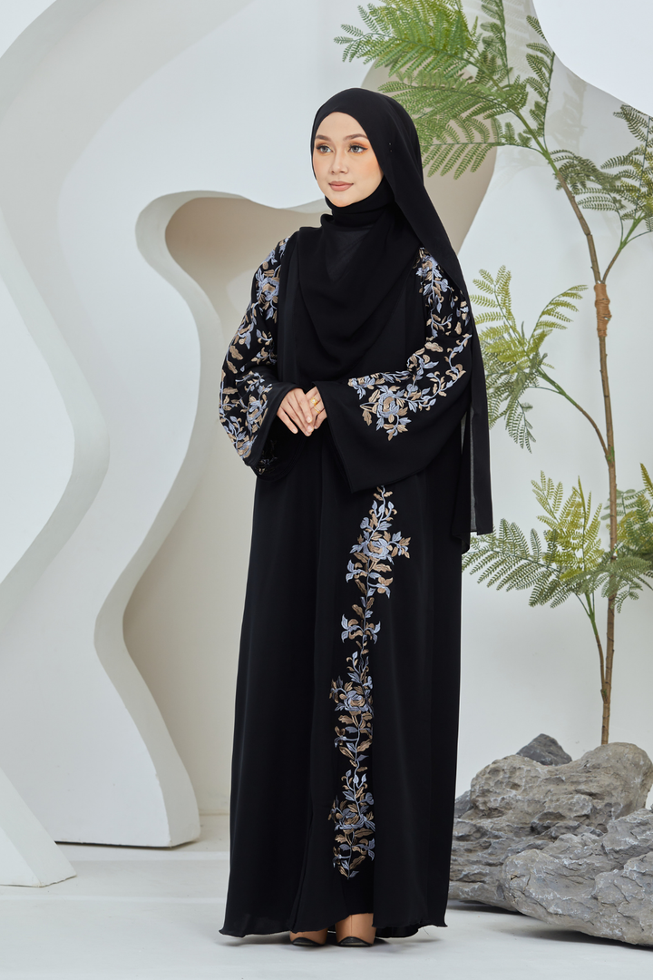 Celia Abaya in Black