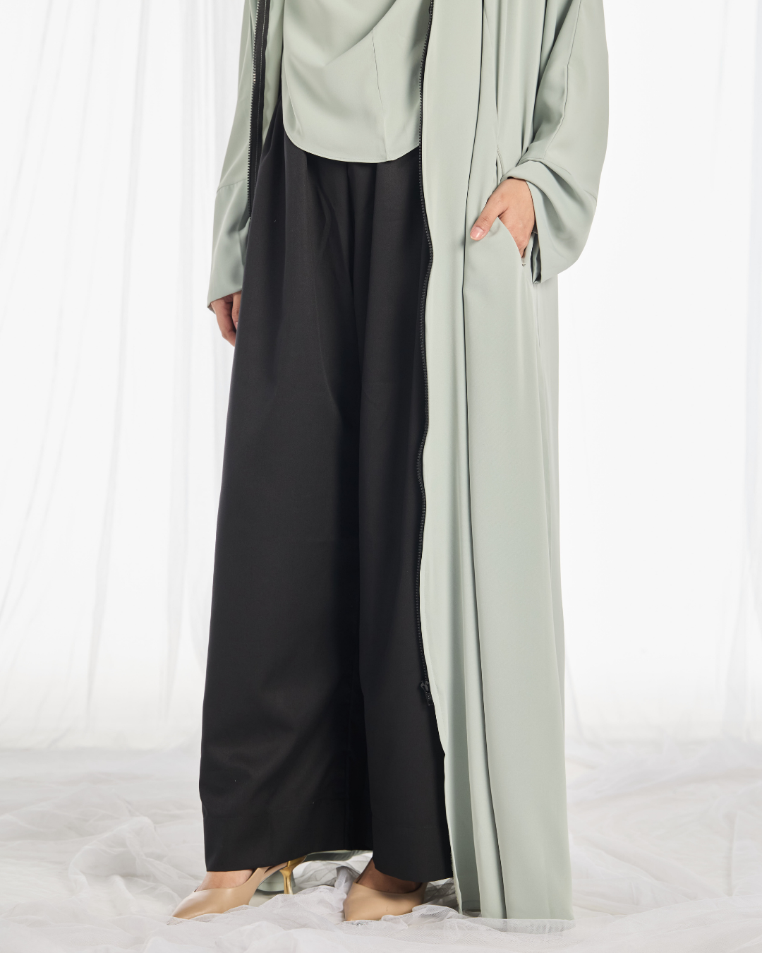 PO II : Safa Khimar Umrah Set in Mint